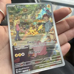 Pikachu 173/165 Illustration Rare Pokemon 151 Full Art Card NM 🔥⚡ - Image 1