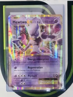 JUMBO Mewtwo EX Oversized Card 2016 Evolutions Promo 52/108 Pokemon NM - Image 1