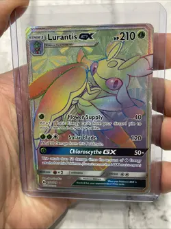 Lurantis GX (Secret) 150/149 Pokemon SM Base Set Holo Secret Rare 2017 MP+ Card - Image 1