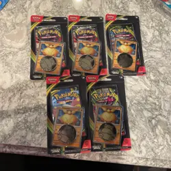 X5 Perfect Order Blister Packs Makuhita Pokemon Cards TCG New Sealed Mega - Image 1