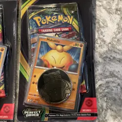 X5 Perfect Order Blister Packs Makuhita Pokemon Cards TCG New Sealed Mega - Image 4