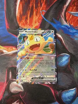 Pokemon Meowth EX Holo 170 HP 062/088 Me03: Perfect Order English Card - Image 2