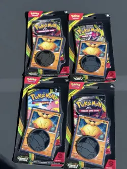 Pokemon Perfect Order Booster Packs Lot of 4 with Makuhita Promo Card - Image 1