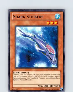 Yu-Gi-Oh TCG Shark Stickers PHSW-EN009 Unlimited Common Card NM - Image 1