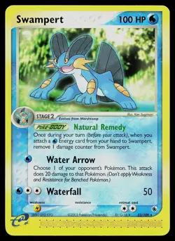Pokemon Card - Swampert Ruby and Sapphire 23/109 Rare - Image 1
