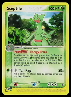 Pokemon Card - Sceptile Ruby and Sapphire 20/109 Non Holo - Image 1