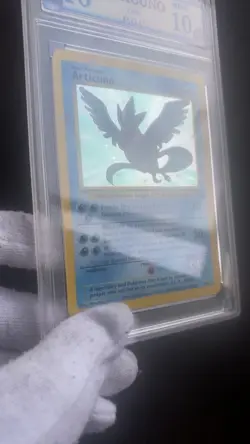 Articuno 2/62 GRADED 10 MINT PGC old pokemon card holo rare vintage 1999 - Image 2