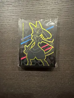 Pokemon TCG Crown Zenith Lucario Card Sleeves Sealed - Image 1