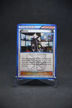 Ghetsis 101/116 2013 B&W Plasma Freeze Pokemon Card TCG Holo Rare Trainer - MP - Image 1