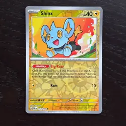 Shinx 068/193 Pokemon Paldea Evolved SV02 Reverse Holo Common Card NM - Image 1