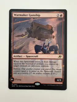 Warmaker Gunship MTG Magic the Gathering Card NM Near Mint EOE - Image 1