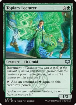 NM Topiary Lecturer, MTG, Secrets of Strixhaven, Magic the Gathering, 165 - Image 1