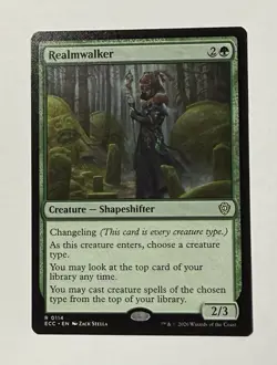 Realmwalker #114 (NM) Commander: Lorwyn Eclipsed ECC Magic MTG - Image 1