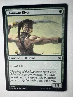 Llanowar Elves - 227 - FDN - NM - MTG Magic the Gathering - Image 1