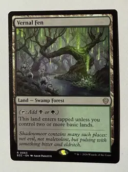Vernal Fen 63 NM Lorwyn Eclipsed Commander MTG - Image 1