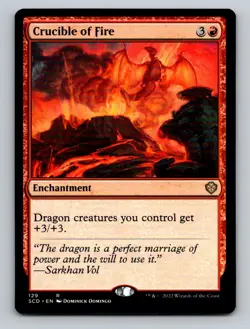 Crucible of Fire R Starter Commander Decks 129 NM - Image 1