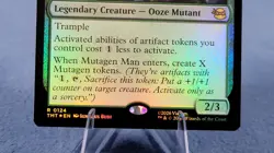 Mutagen Man, Living Ooze Teenage Mutant Ninja Turtles Foil MTG NM 🔥 🔮 - Image 3