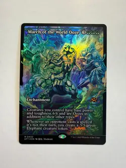 March of the World Ooze (Showcase) 402 MTG Aetherdrift Foil - Image 1
