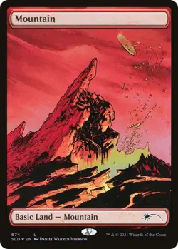 Mountain (Foil) (674) - Secret Lair Drop Series (SLD) - Image 1