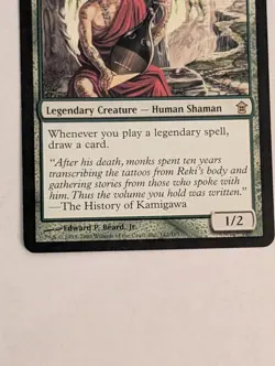 Reki the History of Kamigawa MTG Saviors of Kamigawa SOK Rare LP EDH Legendary - Image 4
