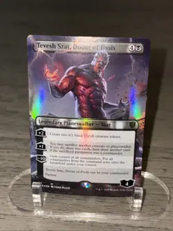 Tevesh Szat, Doom of Fools (Borderless) Commander Legends Foil NM - Image 1