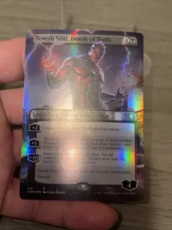 Tevesh Szat, Doom of Fools (Borderless) Commander Legends Foil NM - Image 5