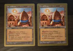 City of Brass - Brian Selden - 1998 Moderately Played MP MTG Wolrd Championship - Image 1