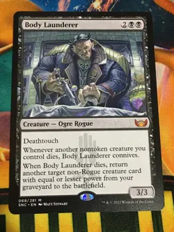 C5276 MAGIC MTG STREETS OF NEW CAPENNA BODY LAUNDERER #068 DMG MYTHIC - Image 1