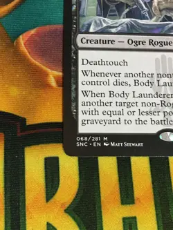 C5276 MAGIC MTG STREETS OF NEW CAPENNA BODY LAUNDERER #068 DMG MYTHIC - Image 4