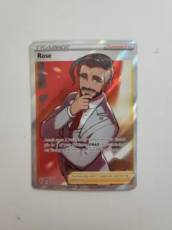 Rose - 189/189 - Pokemon Darkness Ablaze Sword & Shield Full Art Rare Card VLP - Image 1