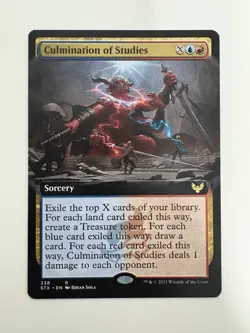 Culmination of Studies Borderless MTG Magic the Gathering Card NM Near Mint STX - Image 1