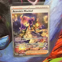 Pokemon TCG Acerola's Mischief 183/132 Mega Evolutions SIR - Image 2