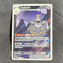 Pokemon TCG Dusknoir Sv: Shrouded Fable 070/064 Illustration Rare Holo 160 HP - Image 1