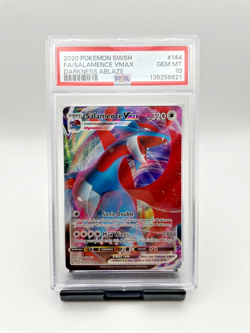 Pokemon Salamence VMAX 144/189 Darkness Ablaze Graded PSA 10 Gem Mint - Image 1