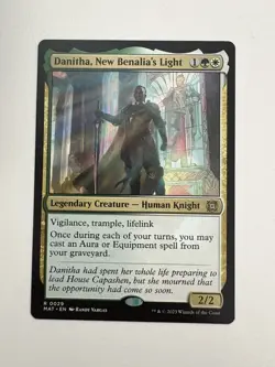 Danitha New Benalia’s Light MTG Magic the Gathering Card NM Near Mint MAT - Image 1
