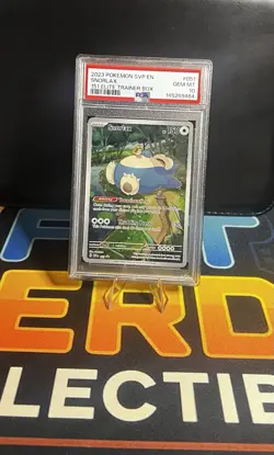 PSA 10 Snorlax #051 SV 151 ETB Black Star Promo Pokemon Illustration Rare Gem MT - Image 1