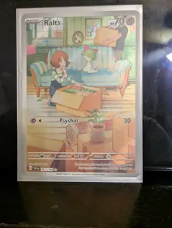 Pokemon TCG Ralts 211/198 Scarlet & Violet SV Full Art Illustration - Image 1