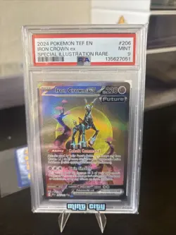 Iron Crown EX 206/162 Special Illustration Rare Pokemon PSA 9 *135 - Image 3
