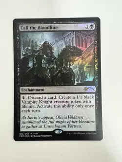 Call the Bloodline Foil Promo MTG Magic the Gathering Card NM Near Mint FNM - Image 1
