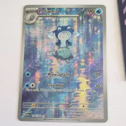 Pokemon Poliwhirl 176/165 Scarlet & Violet 151 Illustration Rare Full Art Holo - Image 3
