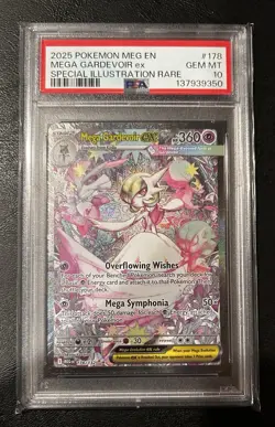 2025 Pokemon Mega Gardevoir ex 178/132 Special Illustration Rare PSA 10 - Image 1