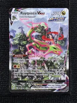 Secret - Rayquaza VMAX Pokemon Sword & Shield Evolving Skies #218 - Image 1