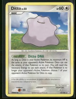 Ditto 27/146 Rare Legends Awakened Pokemon Moderately Played - Image 1