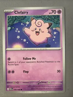 Pokemon TCG * Clefairy 30/088 Common * Mega Evolution Perfect Order * FRESH PK - Image 1