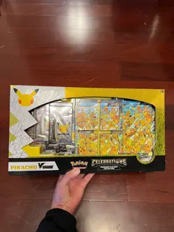 Pokemon Celebrations Premium Playmat Collection box Pikachu V-UNION - Image 1