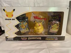 Pokemon TCG Celebrations Premium Figure Collection Pikachu VMAX Box 820650809408 - Image 1
