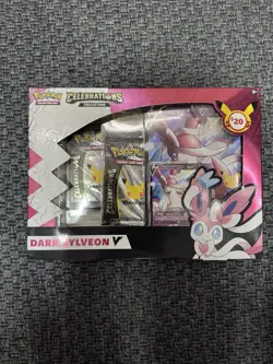 Pokemon TCG: 25th Anniversary Celebrations Dark Sylveon V Collection Box - Image 1