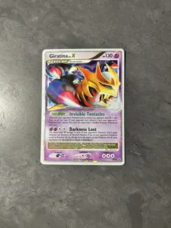 Pokemon TCG Giratina LV.X DP38 Black Star Promo Diamond and Platinum LP - Image 1