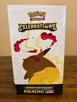 Pokemon TCG: Celebrations Premium Figure Collection Pikachu VMAX Box - SEALED - Image 2
