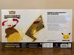Pokemon TCG: Celebrations Premium Figure Collection Pikachu VMAX Box - SEALED - Image 3